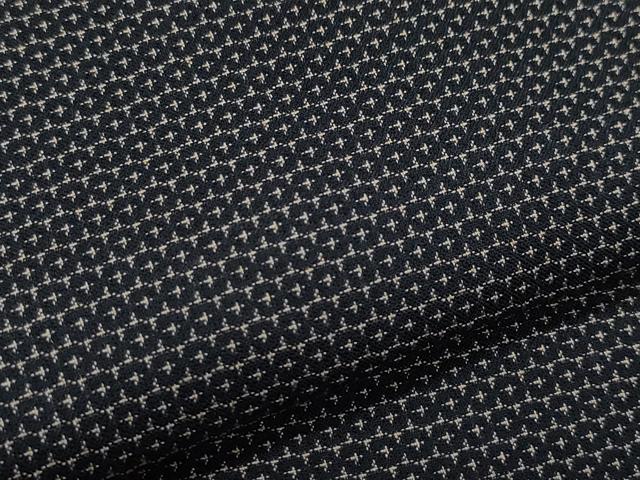 平和屋着物●男性　紬　アンサンブル　100亀甲　正絹　逸品　CAAY3065vf