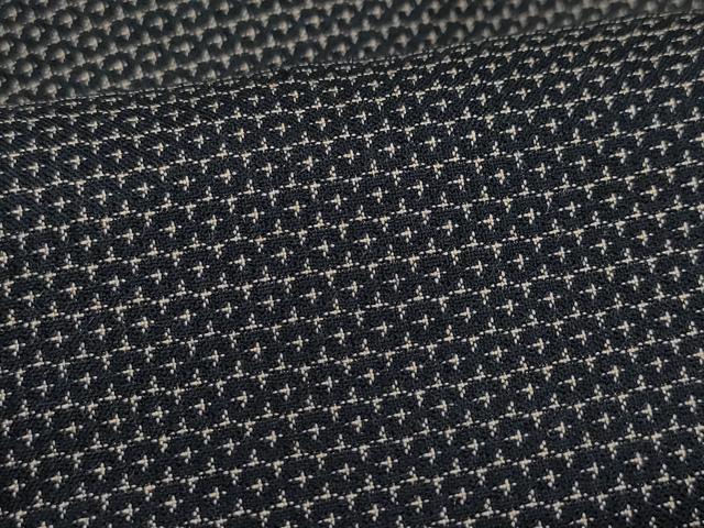 平和屋着物●男性　紬　アンサンブル　100亀甲　正絹　逸品　CAAY3065vf