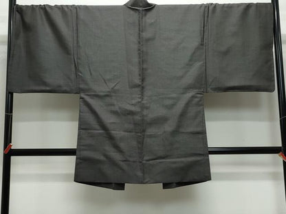 平和屋着物●男性　紬　アンサンブル　100亀甲　正絹　逸品　CAAY3065vf