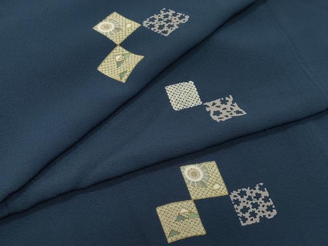 平和屋着物●上質な小紋 番傘 金彩 正絹 逸品 CAAY3089vf