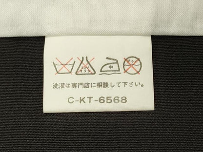 平和屋着物■豪華黒留袖　風景花鳥文　金彩　正絹　逸品　CAAY3498oy