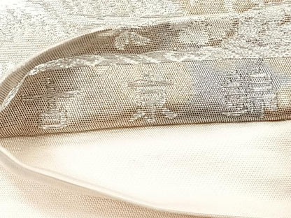平和屋着物◎六通柄袋帯　古京錦　風景文　二重引箔　正絹　逸品　CAAY3863xi