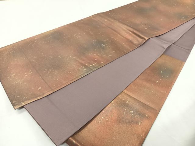 平和屋着物◎六通柄袋帯 箔散らし文 引箔 正絹 逸品 CAAY3921xi