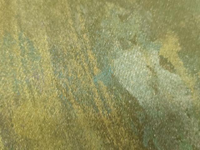 平和屋着物▼六通柄袋帯　流水霞文　金銀彩　引箔　正絹　逸品　CAAY4344ak