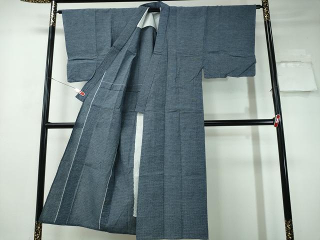 平和屋着物∴夏物 男性 阿波しじら織 浴衣 吉祥文 綿 逸品 CAAY4401ng