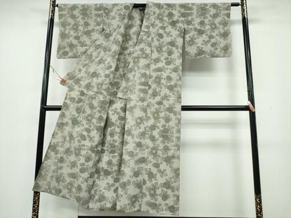 平和屋着物∴夏物 浴衣 舞菊文 綿 逸品 CAAY4406ng