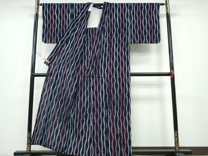 平和屋着物∴夏物 浴衣 有松鳴海絞り 立涌草木文 綿 逸品 未使用 CAAY4411ng