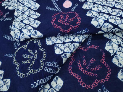 平和屋着物∴夏物 浴衣 有松鳴海絞り 枝梅間道 綿 逸品 未使用 CAAY4413ng