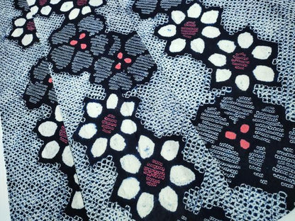 平和屋着物∴夏物 浴衣 有松鳴海絞り 舞花文 綿 逸品 CAAY4418ng