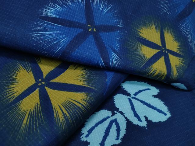 平和屋着物∴夏物 浴衣 綿紅梅 朝顔 綿 逸品 CAAY4455ng