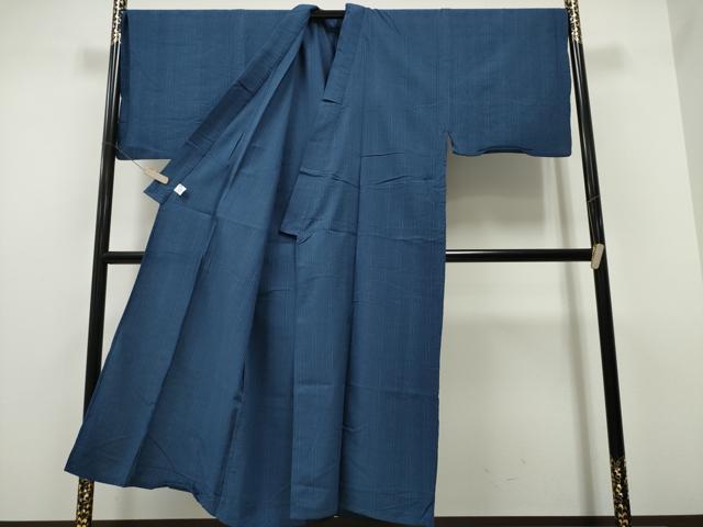 平和屋着物∴夏物 男性 阿波しじら織 浴衣 縞 綿 逸品 CAAY4462ng