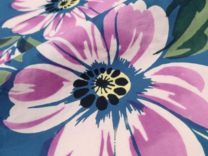 平和屋着物∴夏物　世界的ファッションデザイナー　山本寛斎　kansaiブランド　浴衣　枝花文　綿　未使用　逸品　CAAY4467ng