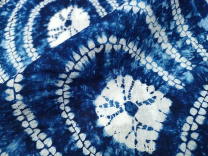 平和屋着物∴夏物 浴衣 有松鳴海絞り 流水文 綿 逸品 CAAY4481ng