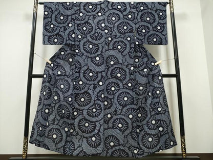 平和屋着物∴夏物 浴衣 有松鳴海絞り 番傘 綿 逸品 CAAY4484ng