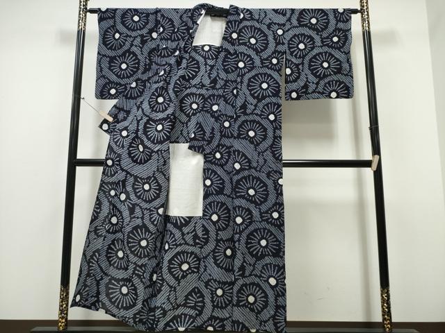 平和屋着物∴夏物 浴衣 有松鳴海絞り 番傘 綿 逸品 CAAY4484ng