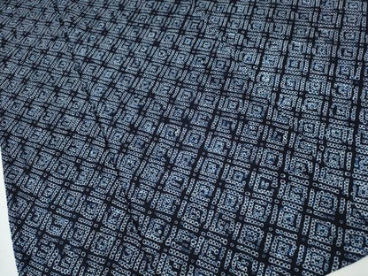 平和屋着物∴夏物 浴衣 有松鳴海絞り 天井菱文 綿 逸品 CAAY4486ng