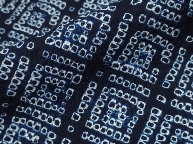 平和屋着物∴夏物 浴衣 有松鳴海絞り 天井菱文 綿 逸品 CAAY4486ng