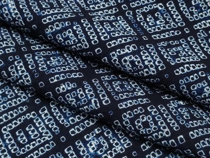 平和屋着物∴夏物 浴衣 有松鳴海絞り 天井菱文 綿 逸品 CAAY4486ng