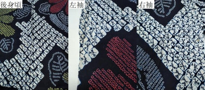 平和屋着物∴夏物 浴衣 有松鳴海絞り 流水舞菊文 綿 逸品 CAAY4490ng