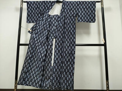 平和屋着物∴夏物 浴衣 有松鳴海絞り 吉祥文 綿 逸品 CAAY4493ng