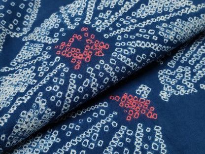 平和屋着物∴夏物 浴衣 有松鳴海絞り 番傘 綿 逸品 CAAY4507ng