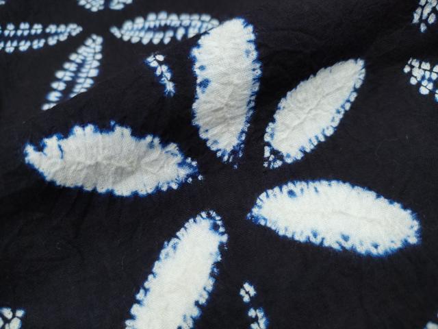 平和屋着物∴夏物 浴衣 有松鳴海絞り 枝葉尽くし 綿 逸品 CAAY4533ng