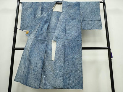 平和屋着物∴夏物 男性 浴衣 有松鳴海絞り 三浦絞り 綿 逸品 CAAY4545ng