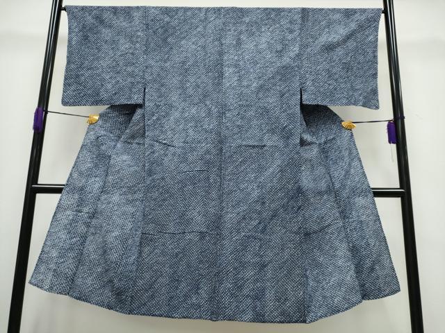 平和屋着物∴夏物 男性 浴衣 有松鳴海絞り 三浦絞り 斜線文 綿 逸品 CAAY4546ng