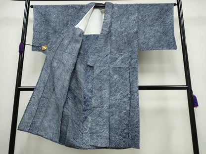 平和屋着物∴夏物 男性 浴衣 有松鳴海絞り 三浦絞り 斜線文 綿 逸品 CAAY4546ng