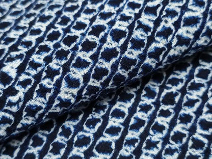 平和屋着物∴夏物 男性 浴衣 有松鳴海絞り 三浦絞り 斜線文 綿 逸品 CAAY4546ng