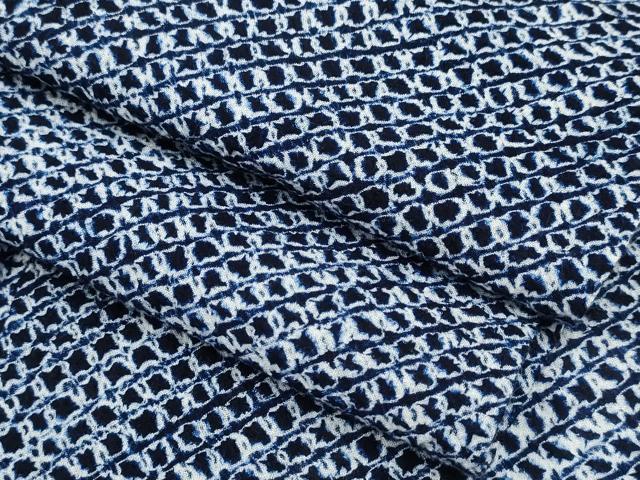 平和屋着物∴夏物 男性 浴衣 有松鳴海絞り 三浦絞り 斜線文 綿 逸品 CAAY4546ng
