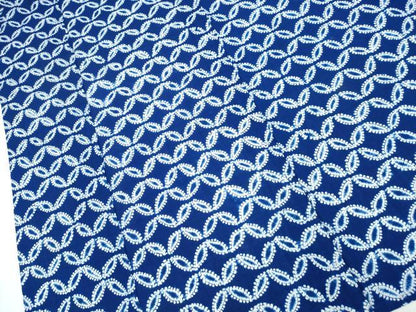 平和屋着物∴夏物 浴衣 有松鳴海絞り 七宝文 綿 逸品 CAAY4549ng
