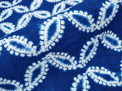 平和屋着物∴夏物 浴衣 有松鳴海絞り 七宝文 綿 逸品 CAAY4549ng