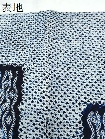 平和屋着物∴夏物 浴衣 有松鳴海絞り 幾何学文様 綿 逸品 CAAY4560ng