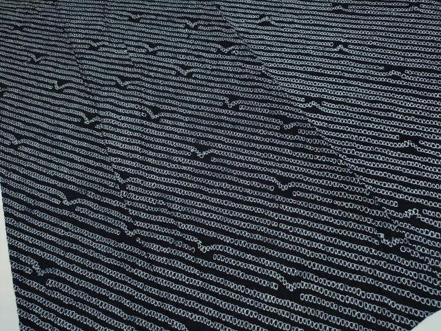 平和屋着物∴夏物 浴衣 有松鳴海絞り 変わり斜線文 綿 逸品 CAAY4570ng