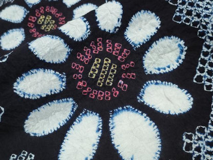 平和屋着物∴夏物 浴衣 有松鳴海絞り 枝菊文 綿 逸品 CAAY4590ng