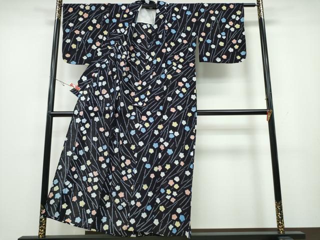平和屋着物∴夏物 浴衣 有松鳴海絞り 草花尽くし 綿 逸品 CAAY4591ng