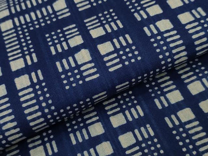 平和屋着物∴夏物 男性 浴衣 幾何学文様 綿 逸品 未使用 CAAY4598ng