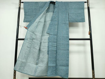 平和屋着物∴夏物 浴衣 綿紅梅 抽象文様 綿 逸品 CAAY4604ng