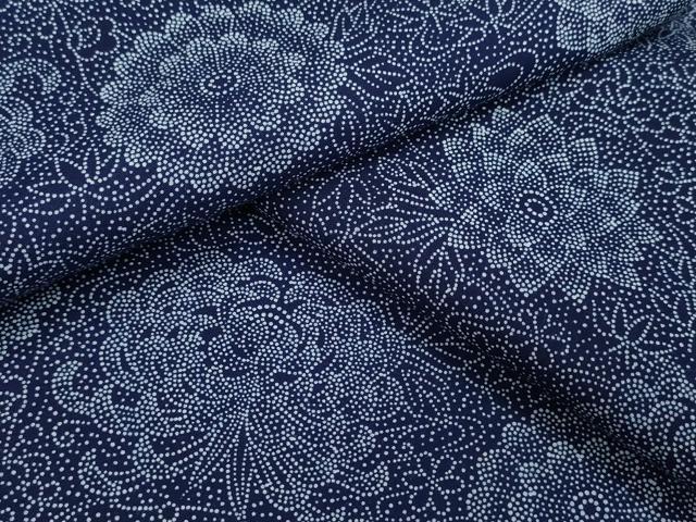 平和屋着物∴夏物 浴衣・小紋兼用 菊尽くし 綿 逸品 CAAY4605ng