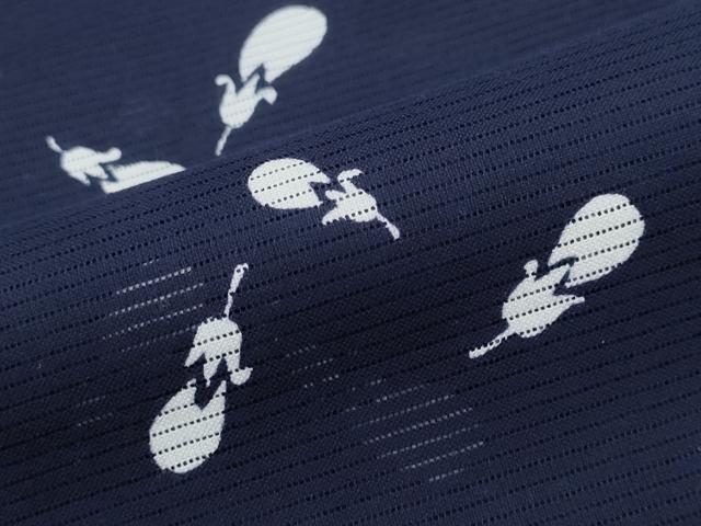 平和屋着物∴夏物 浴衣 綿絽 成り物 茄子 なす 綿 逸品 CAAY4607ng