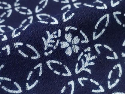 平和屋着物∴夏物 浴衣 縦綿絽 型染め 七宝花文 綿 逸品 CAAY4608ng