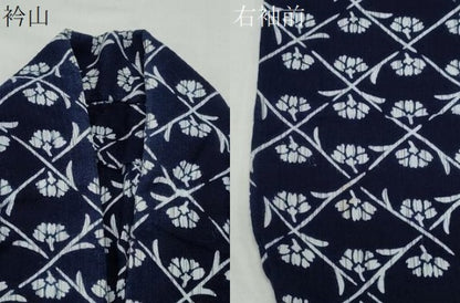 平和屋着物∴夏物 浴衣 縦綿絽 枝裏菊菱文 綿 逸品 CAAY4611ng