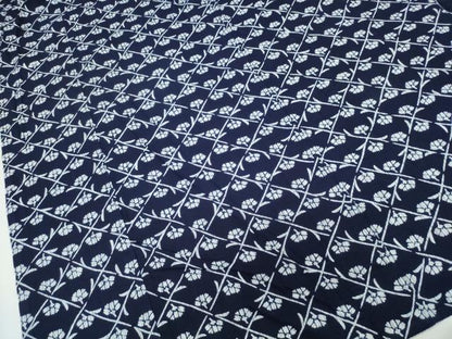 平和屋着物∴夏物 浴衣 縦綿絽 枝裏菊菱文 綿 逸品 CAAY4611ng