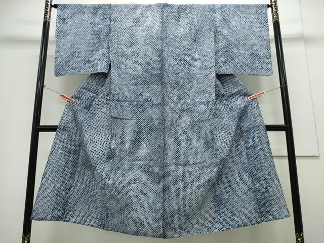 平和屋着物∴夏物 男性 浴衣 有松鳴海絞り 三浦絞り 綿 逸品 CAAY4625ng