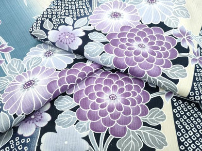 平和屋着物∴夏物 浴衣 花束文 綿 逸品 CAAY4631ng