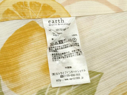 平和屋着物∴夏物 浴衣 レモン 檸檬 綿 逸品 CAAY4637ng
