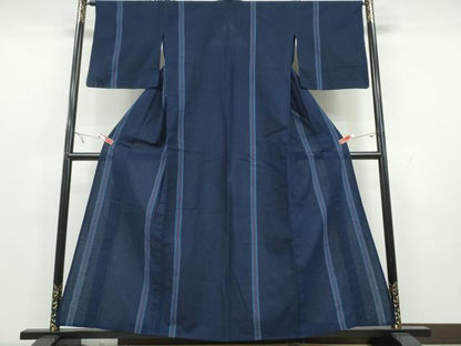 平和屋着物∴夏物 浴衣 間道 綿 逸品 CAAY4644ng