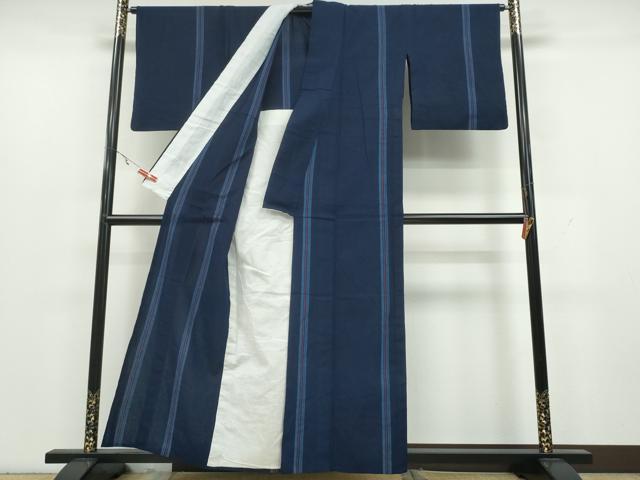 平和屋着物∴夏物 浴衣 間道 綿 逸品 CAAY4644ng