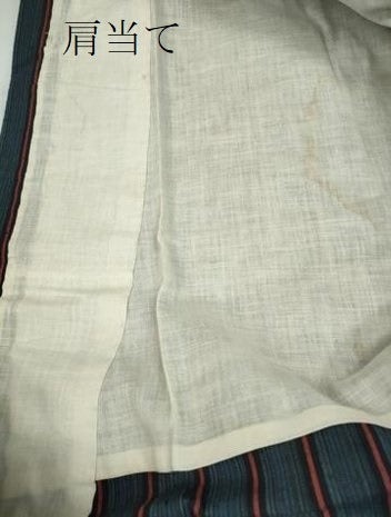 平和屋着物∴夏物　阿波しじら織　浴衣　間道　綿　逸品　CAAY4645ng